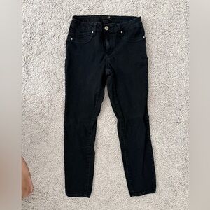 1822 Denim Black Skinny Jeans - Women's Size 6